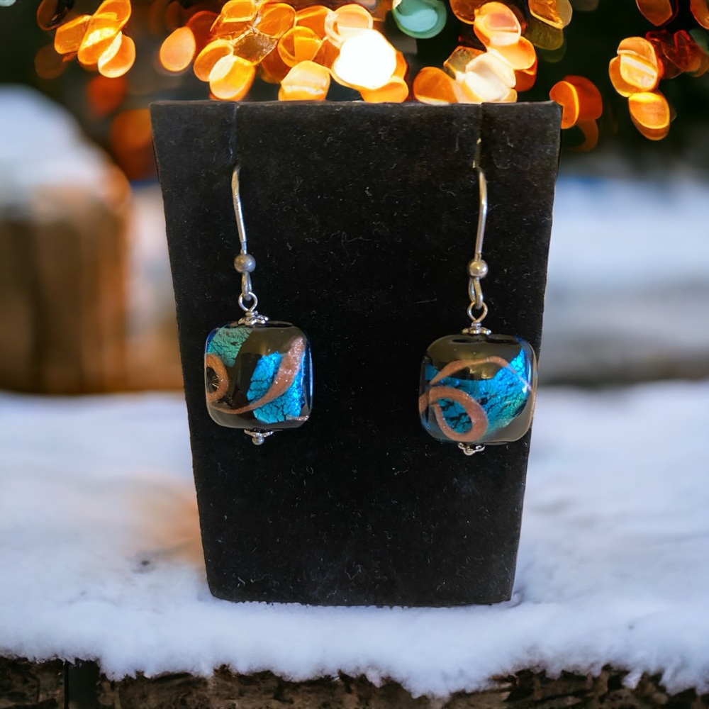 Italian Murano Glass Earrings